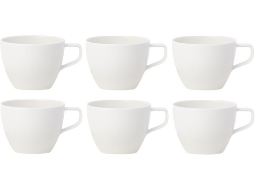 [90239073 1390580] Villeroy &amp; Boch Kaffeetasse Artesano Original 250 ml, 6 Stück, Weiss