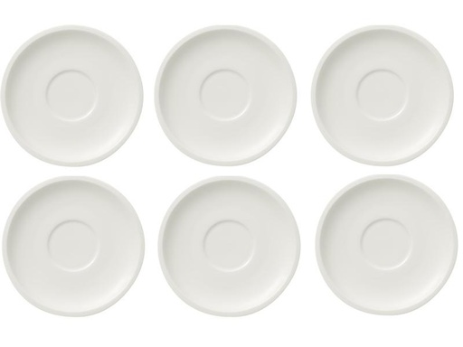 [90239215 1390581] Villeroy &amp; Boch Untertasse Artesano Original 6 Stück, Weiss