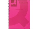 CONNECT Notizheft A5, Kariert, Pink