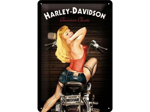 [90239285 1390067] Nostalgic Art Schild Harley Davidson 20 x 30 cm, Metall