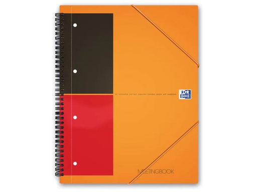 [90040907 1108944] Oxford Notizheft International Meetingbook, A4 +, Liniert, Orange
