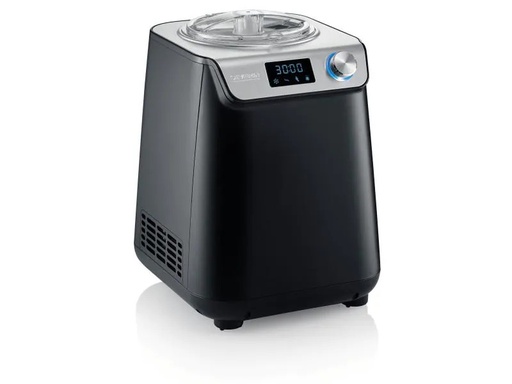 [90239480 976419] Severin Glacemaschine EZ 7407 1.2 l, Schwarz/Silber