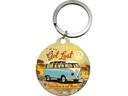 Nostalgic Art Schlüsselanhänger VW Bus Ø 4 cm, 1 Stück, Mehrfarbig