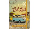 Nostalgic Art Notizbuch VW Bus A5, Dot, Mehrfarbig
