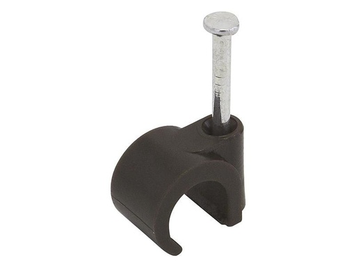 [90239665 1359865] STEFFEN Nagelbriden für Kabel 8-10 mm, Braun 25 Stück