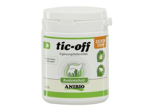 [90239691 1385581] Anibio Hunde-Nahrungsergänzung tic.off 140 g