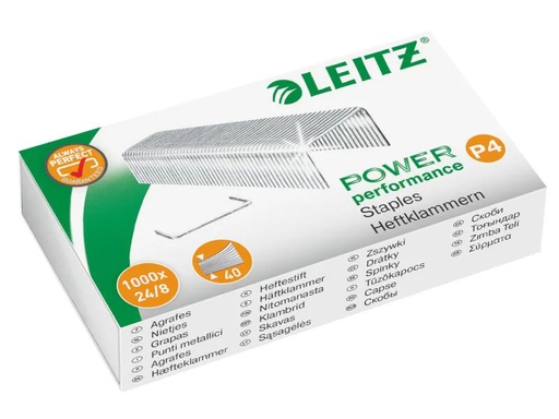 [90041064 627624] Leitz Heftklammer P4 24/8 1000 Stück