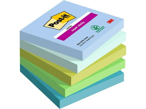 [90239713 1395188] Post-it Notizzettel Super Sticky Oasis Collection 76 x 76 mm