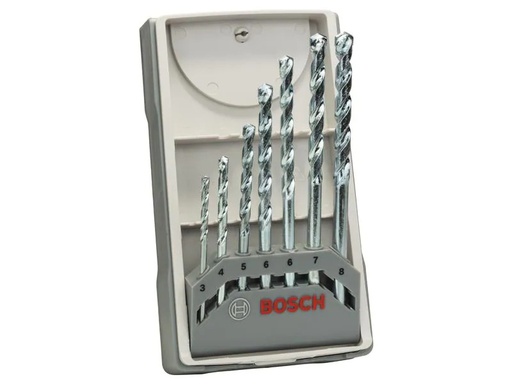 [90239742 1338107] Bosch Professional Mauerwerkbohrer-Set CYL-1, 7-teilig