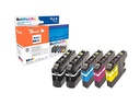 Peach Tintenset Brother LC-221 2x BK, 1x Cyan, Magenta, Yellow
