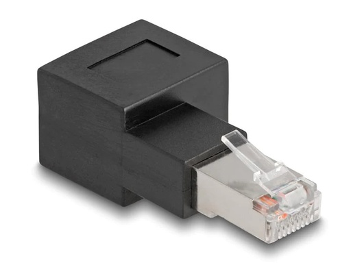[90239779 1401371] Delock Winkeladapter 90° RJ45 nach rechts, Cat.6A 1 Stück