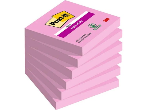 [90239894 1395178] Post-it Notizzettel Super Sticky Tropical Pink 76 x 76 mm
