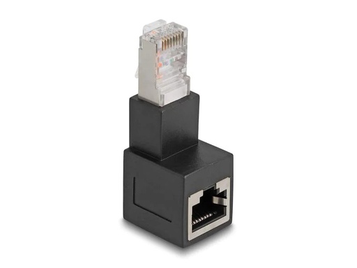 [90239905 1401370] Delock Winkeladapter 90° RJ45 nach unten, Cat.6A 1 Stück
