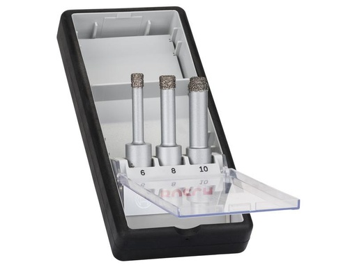 [90239933 1338337] Bosch Professional Diamanttrockenbohrer-Set Easy Dry, 6 / 8 / 10 mm, 3-teilig