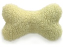 SwissPet Hunde-Spielzeug Spielknochen Lammfell, 16 cm