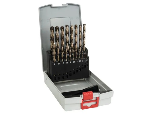 [90239997 1338328] Bosch Professional Metallbohrer-Set HSS-Co ProBox, 19-teilig