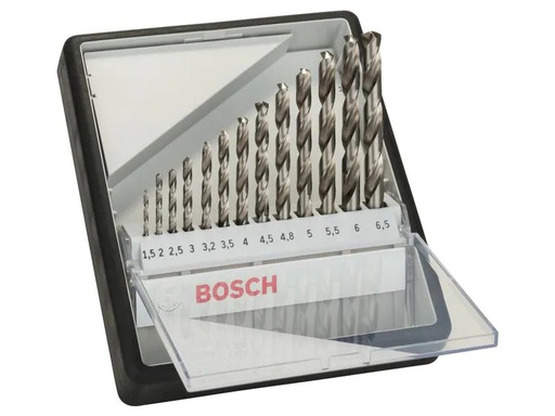 [90240023 1338085] Bosch Professional Metallbohrer-Set HSS-G, 13-teilig