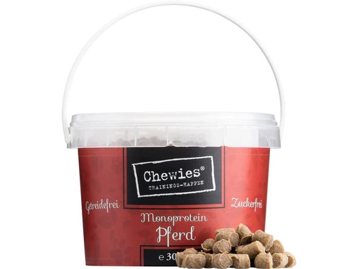 [90240128 1319641] Chewies Leckerli Trainings-Happen Pferd, 300 g
