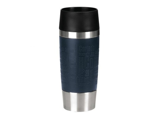 [90041130 391552] Emsa Thermobecher Travel Mug 360 ml, Dunkelblau