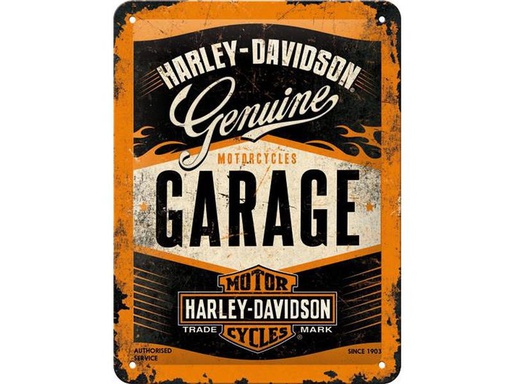 [90240151 1390086] Nostalgic Art Schild Harley Davidson Garage 40 x 60 cm, Metall