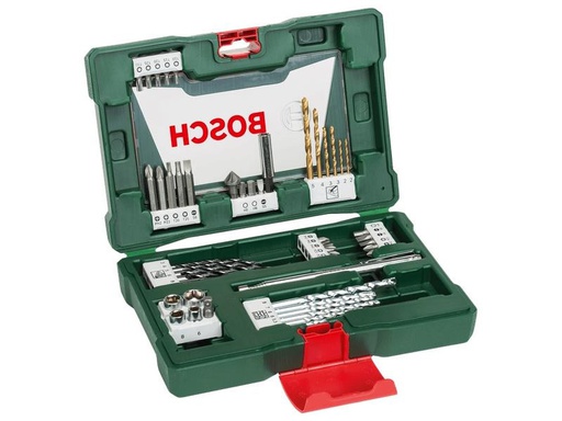 [90240299 1338123] Bosch Bohrer- und Bit-Set V-Line TiN, 48-teilig