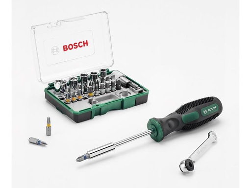 [90240314 1338128] Bosch Bit-Set + Handschraubendreher, 27-teilig