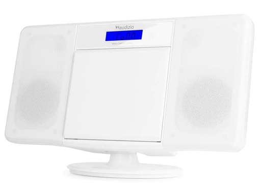 [90240333 1385676] Audizio Radio/CD-Player Nimes Weiss