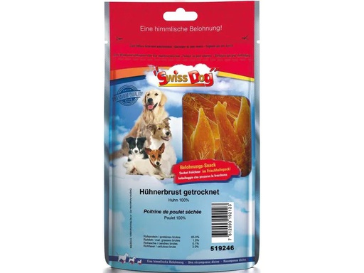[90240349 1384690] SwissDog Leckerli XXL Hühnerbrust getrocknet, 900 g