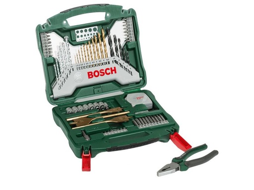 [90240389 1338119] Bosch X-Line Zubehörkoffer Zangen-Set 70-tlg.