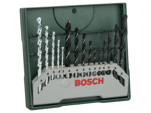 [90240429 1338185] Bosch Bohrer-Set Mini-X-Line Mixed, 15-teilig