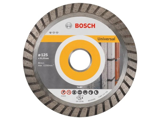[90240446 1338410] Bosch Professional Diamanttrennscheibe Standard for Universal, 125 x 2 x 10 mm