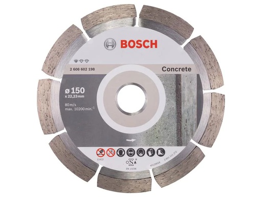 [90240459 1338403] Bosch Professional Diamanttrennscheibe Standard for Concrete, 150 x 2 x 10 mm