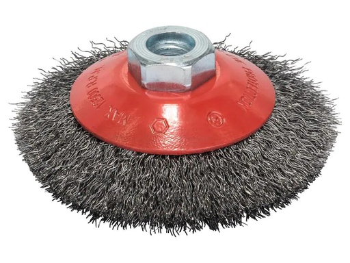[90240474 1338515] Bosch Professional Kegelbürste gewellter Stahldraht, 100 mm