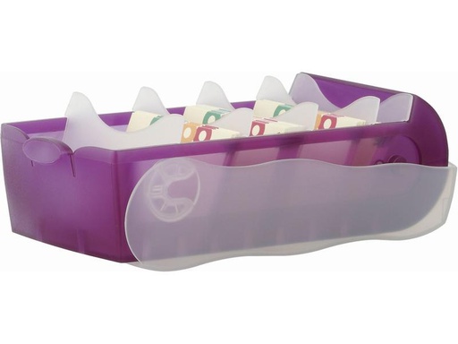 [90240531 1348172] HAN Karteibox Croco A7, Violett