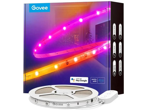 [90240536 1370910] Govee LED Stripe Smart Wi-Fi + Bluetooth, 5 m, RGBIC