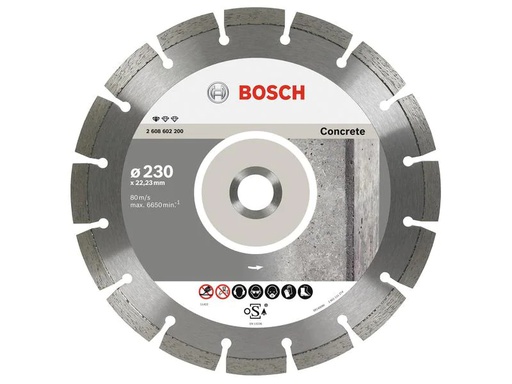 [90240556 1338444] Bosch Professional Diamanttrennscheibe Standard for Concrete, 230 mm, 10 Stück