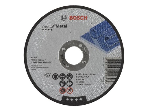 [90240557 1338382] Bosch Professional Trennscheibe gerade Expert for Metal, 125 x 2.5 mm