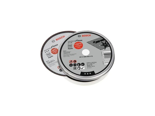 [90240566 1338449] Bosch Professional Trennscheibe gerade Standard Inox 125 x 1 mm, 10 Stk