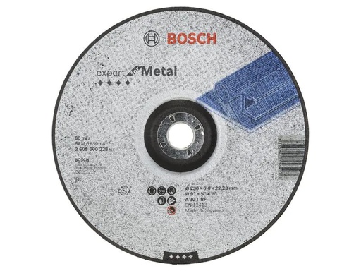 [90240573 1338380] Bosch Professional Schruppscheibe gekröpft Expert for Metal, 230 mm