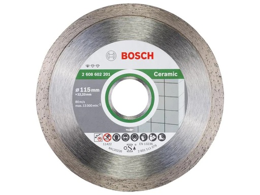[90240574 1338406] Bosch Professional Diamanttrennscheibe Standard for Ceramic, 115 x 1.6 x 7 mm
