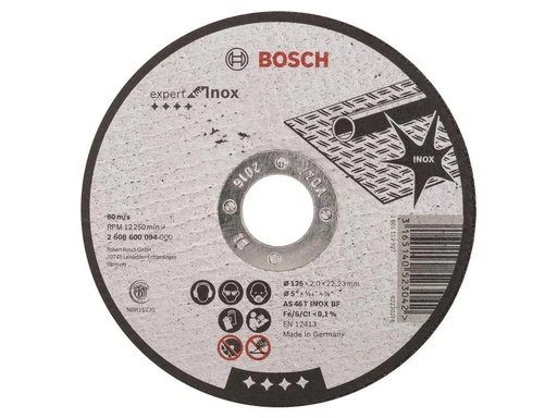 [90240587 1338374] Bosch Professional Trennscheibe gerade Expert for Inox, 125 x 2 mm