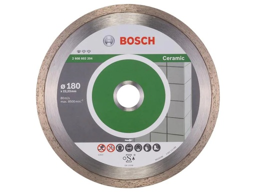 [90240589 1338407] Bosch Professional Diamanttrennscheibe Standard for Ceramic, 180 x 1.6 x 7 mm