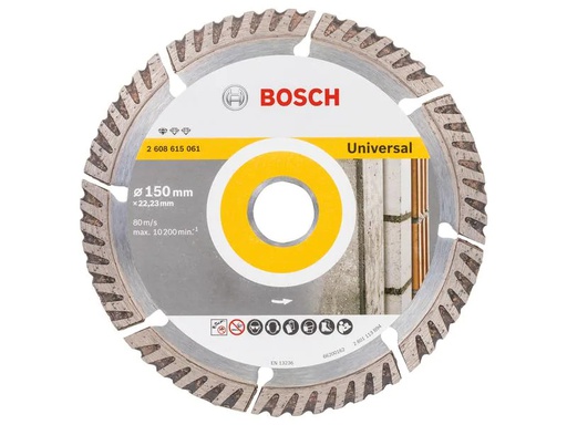 [90240595 1338509] Bosch Professional Diamanttrennscheibe Standard for Universal, 150 mm