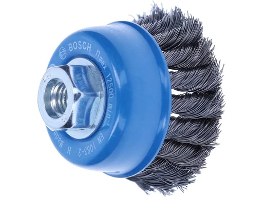 [90240602 1338516] Bosch Professional Topfbürste gezopfter Stahldraht, 75 mm