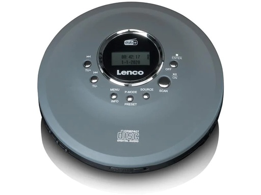 [90240656 1394681] Lenco MP3 Player CD-400GY Grau