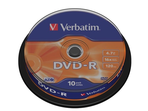 [90041264 38373] Verbatim DVD-R 4.7 GB, Spindel (10 Stück)