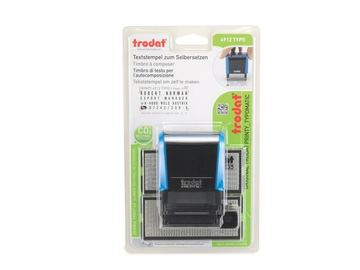 [90240757 1393740] Trodat Stempel 4.7 x 1.8 cm, Blau