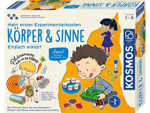 [90240774 1341881] Kosmos Mein erster Experimentierkasten – Körper &amp; Sinne