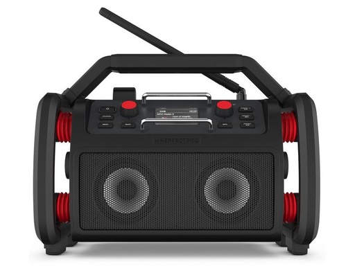 [90240904 1398151] Perfectpro Baustellenradio ROCKPRO Schwarz