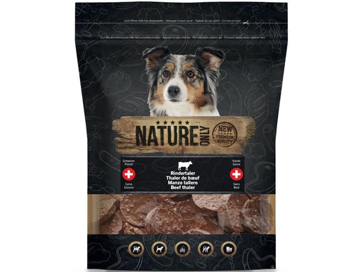 [90240905 1391511] NATUREonly Kauartikel Rindertaler, 400 g